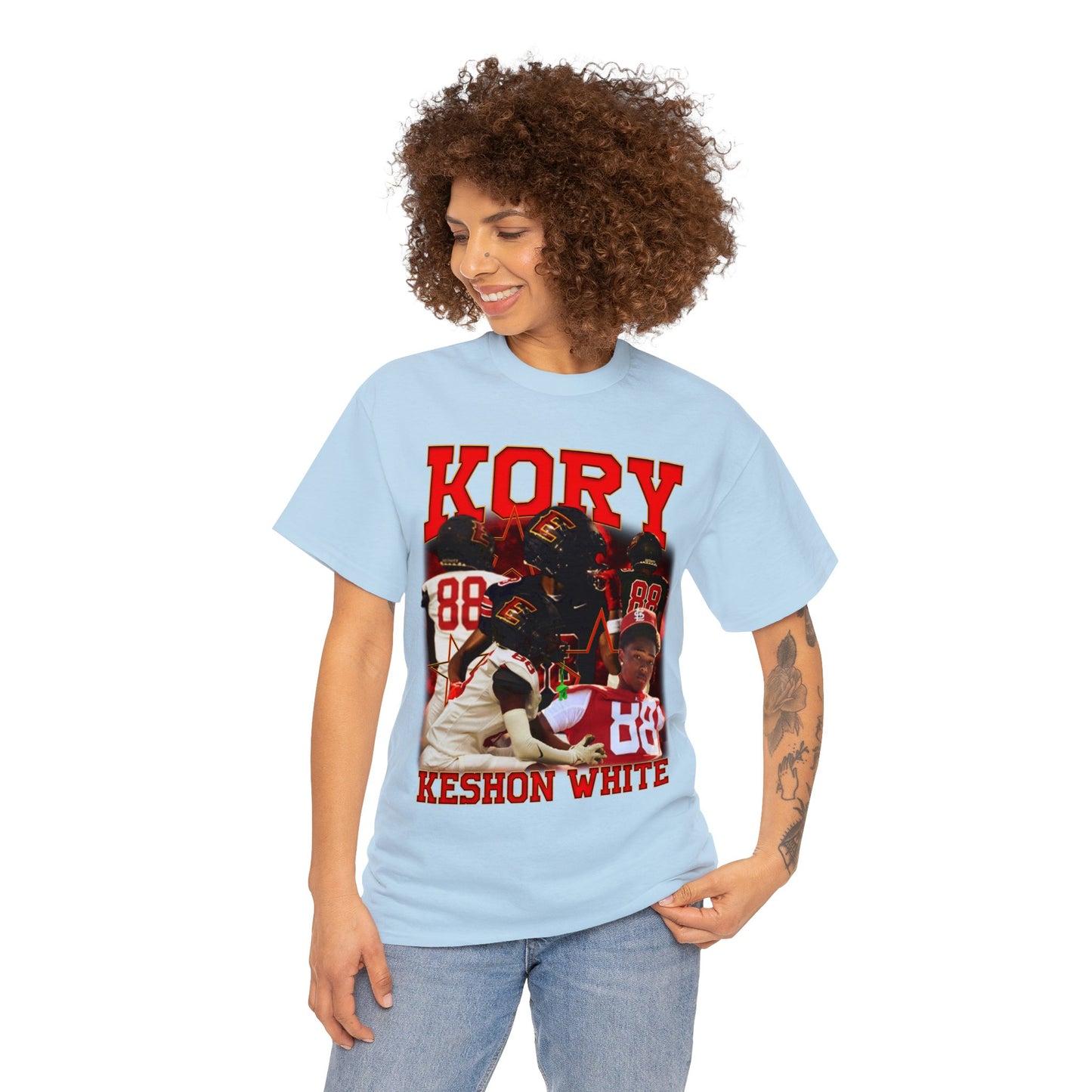 Kory Keshon White Heavy Cotton Tee