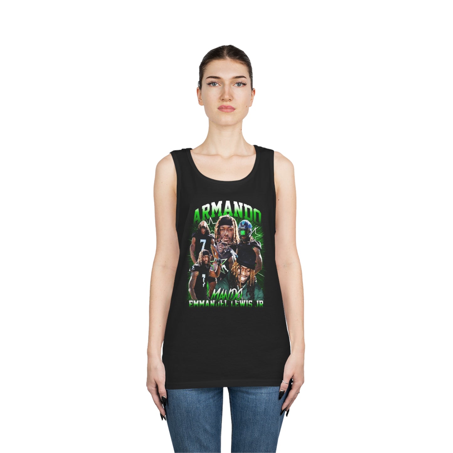 Armando Emmanuel Lewis Jr Heavy Cotton Tank Top