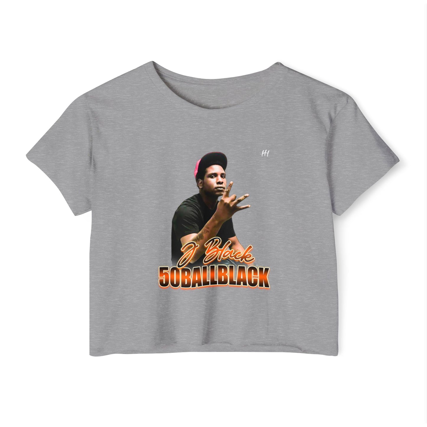J Black Crop Top