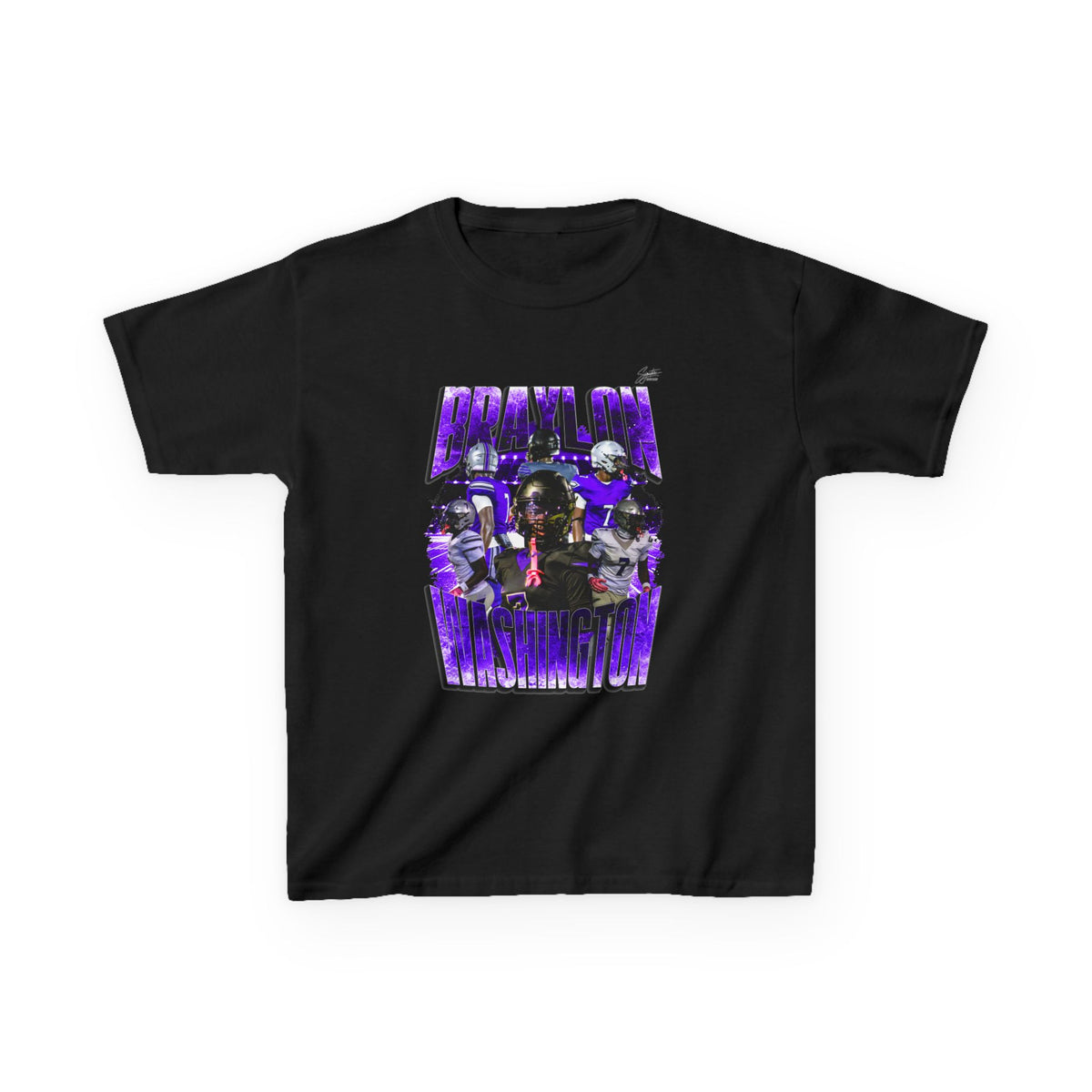 Braylon Washington Youth Heavy Cotton Tee