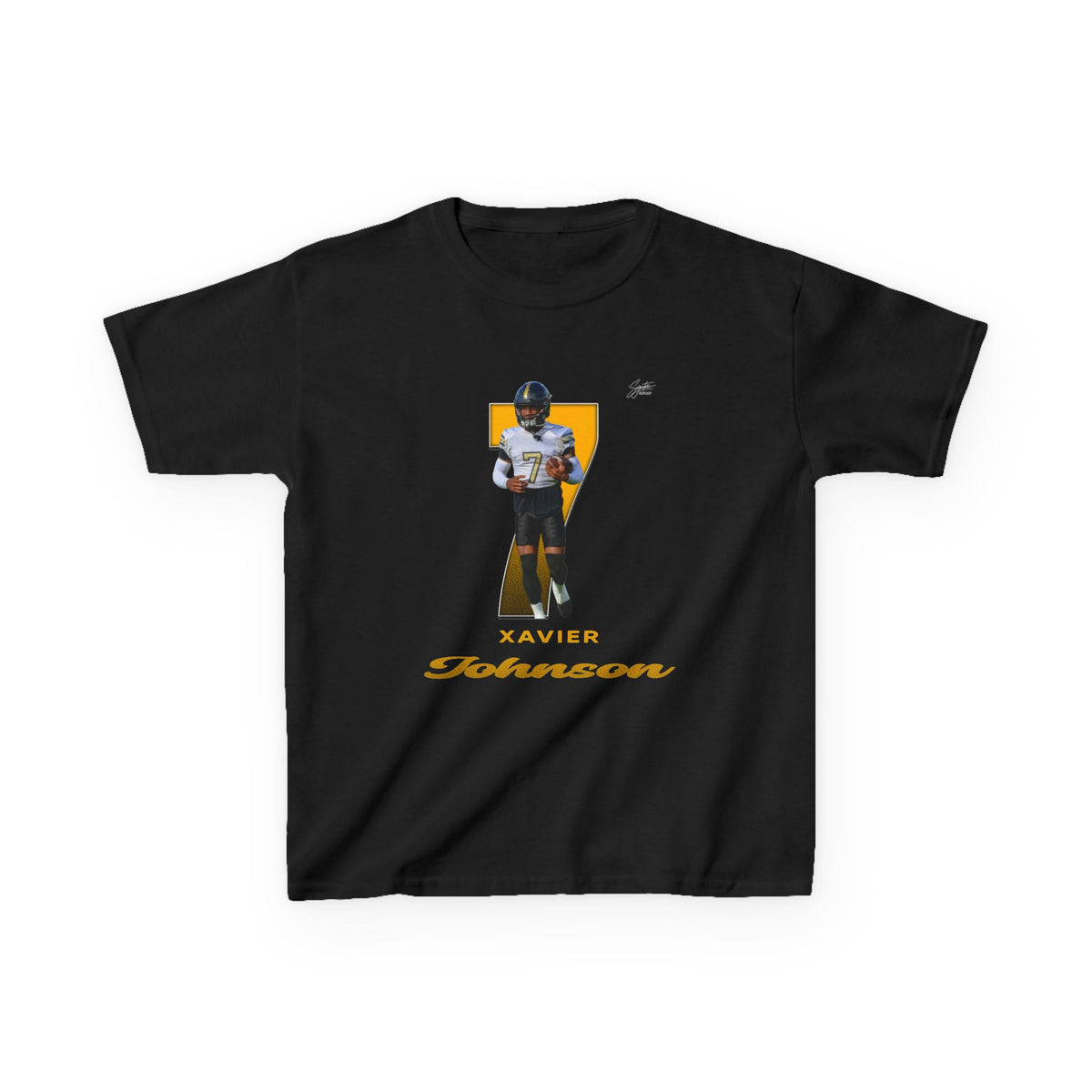 Xavier Johnson Youth Heavy Cotton Tee