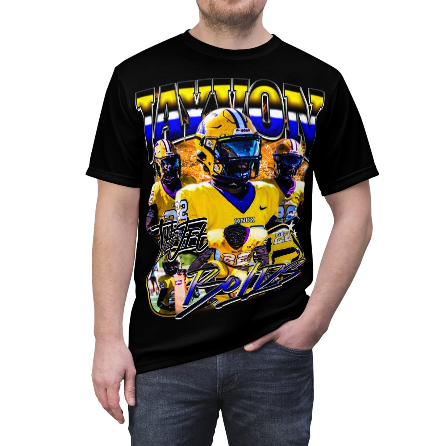Jayvon Bolds Vintage Full Print Tee