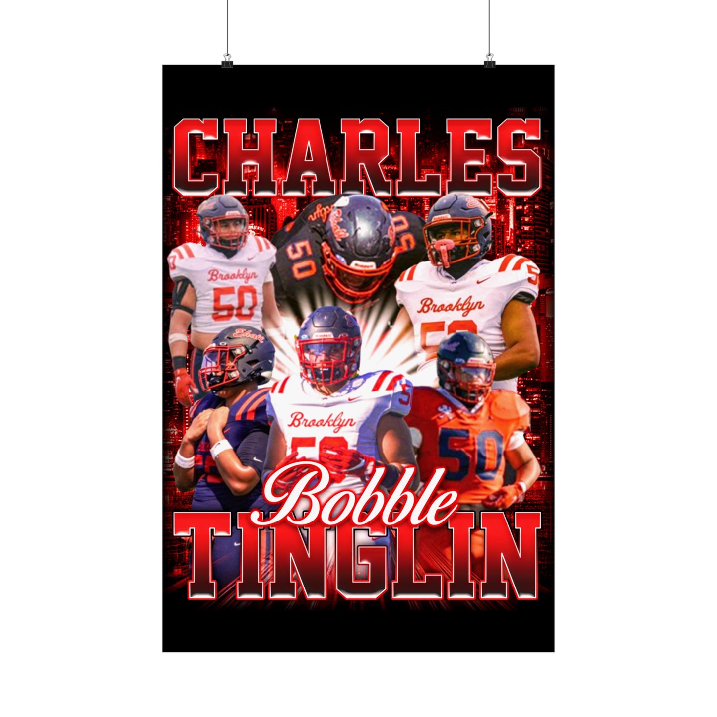 Charles Tinglin Poster 24" x 36"