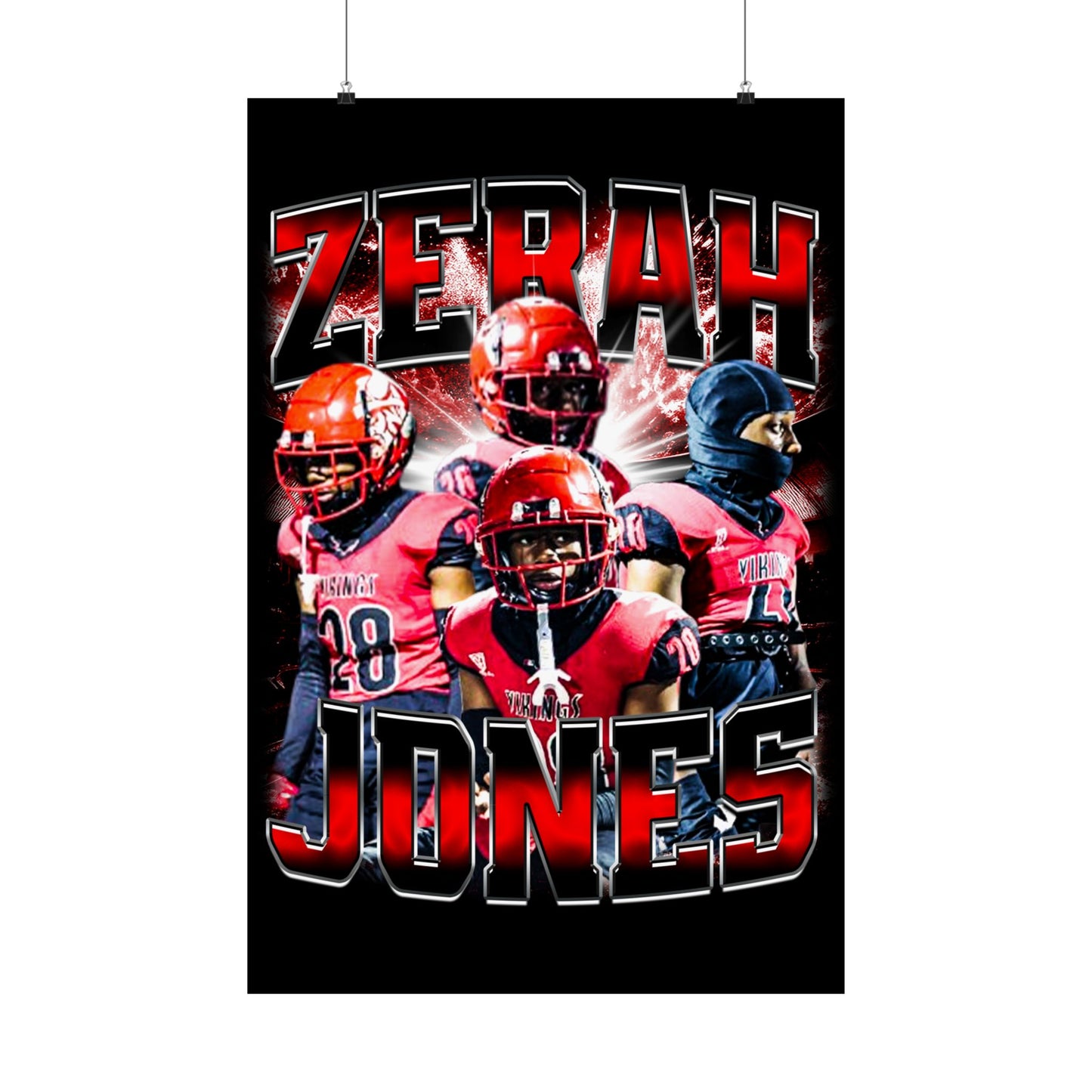 Zerah Jones Poster 24" x 36"