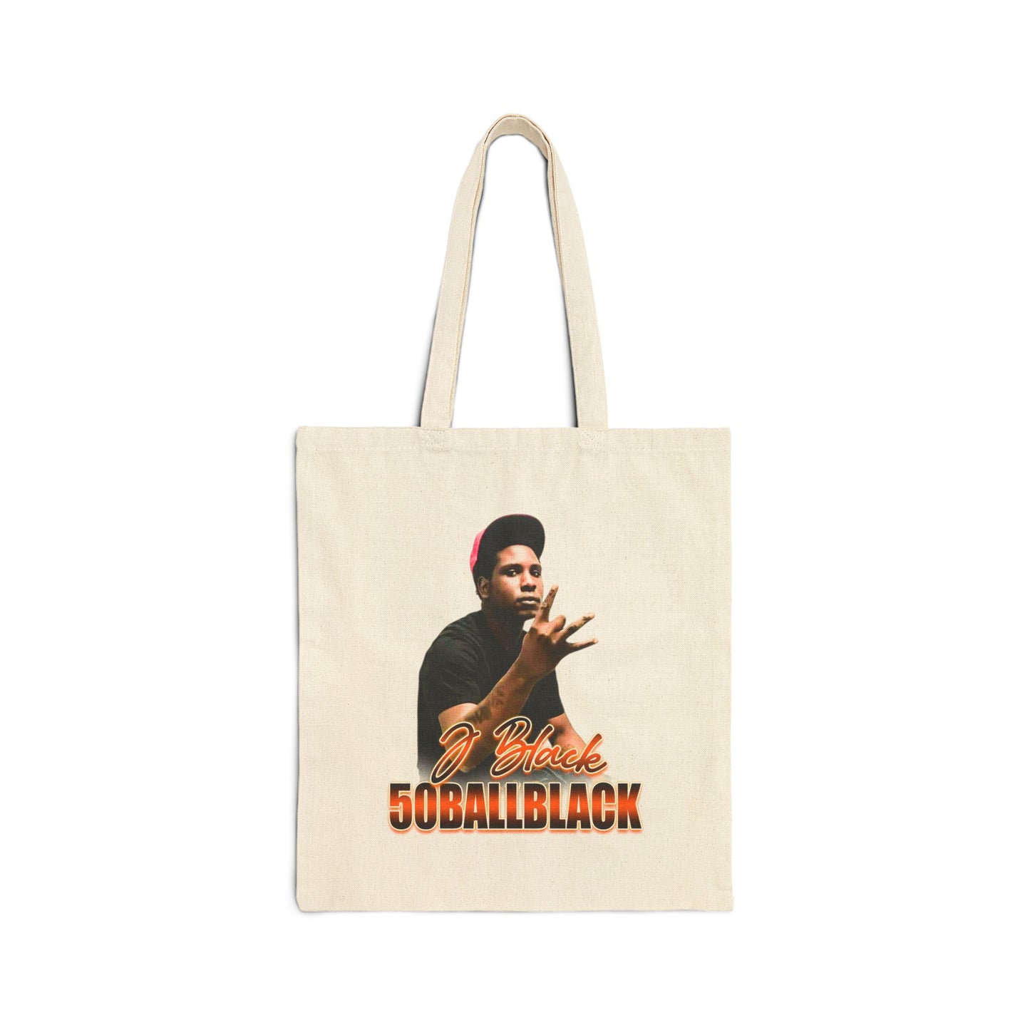 J Black Tote Bag