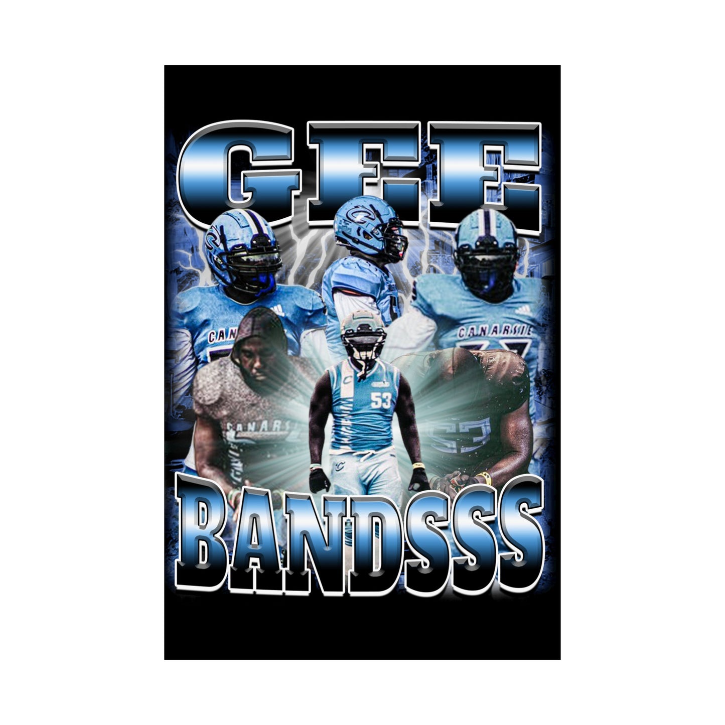 Gee Bandsss Poster 24" x 36"