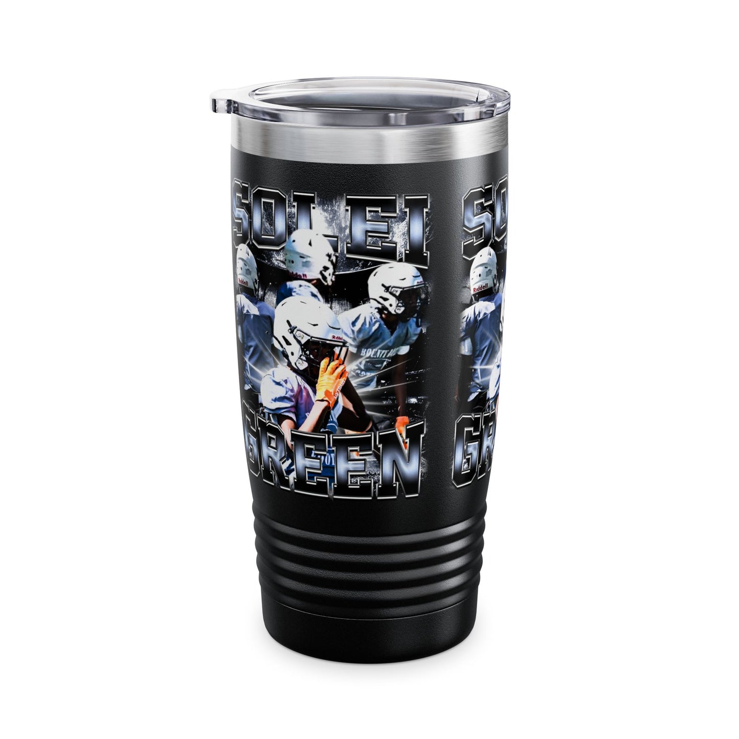 Solei Green Stainless Steel Tumbler