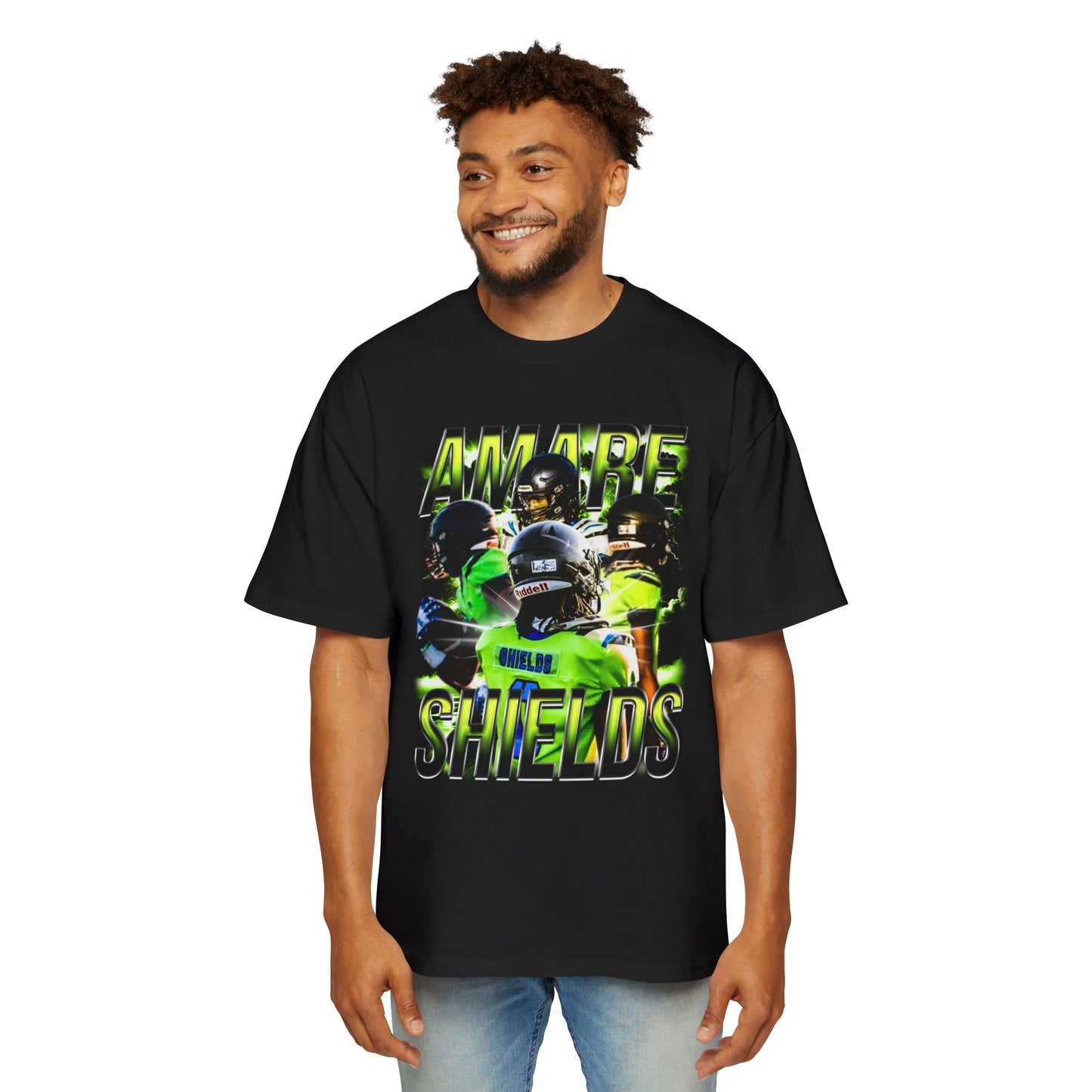 Amare Shields Oversized Retro Tee