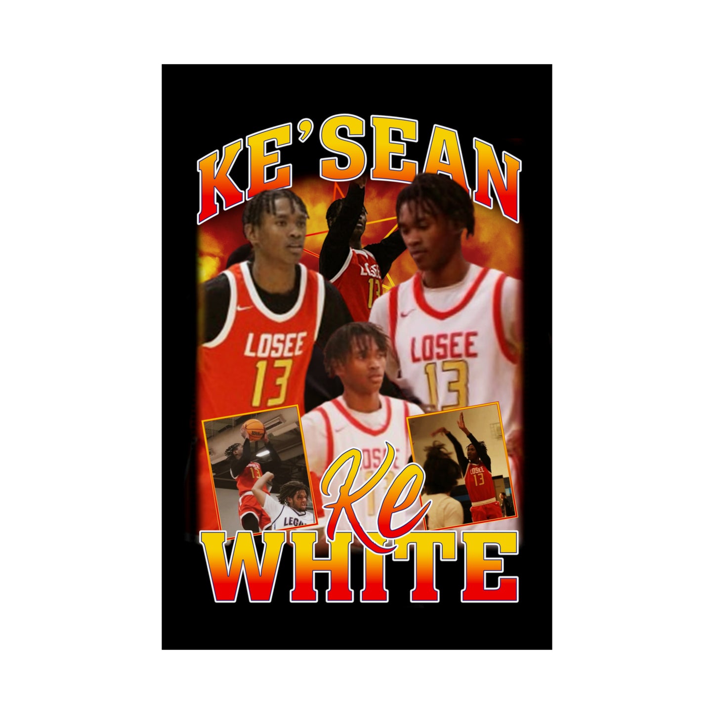 Ke'sean White Poster