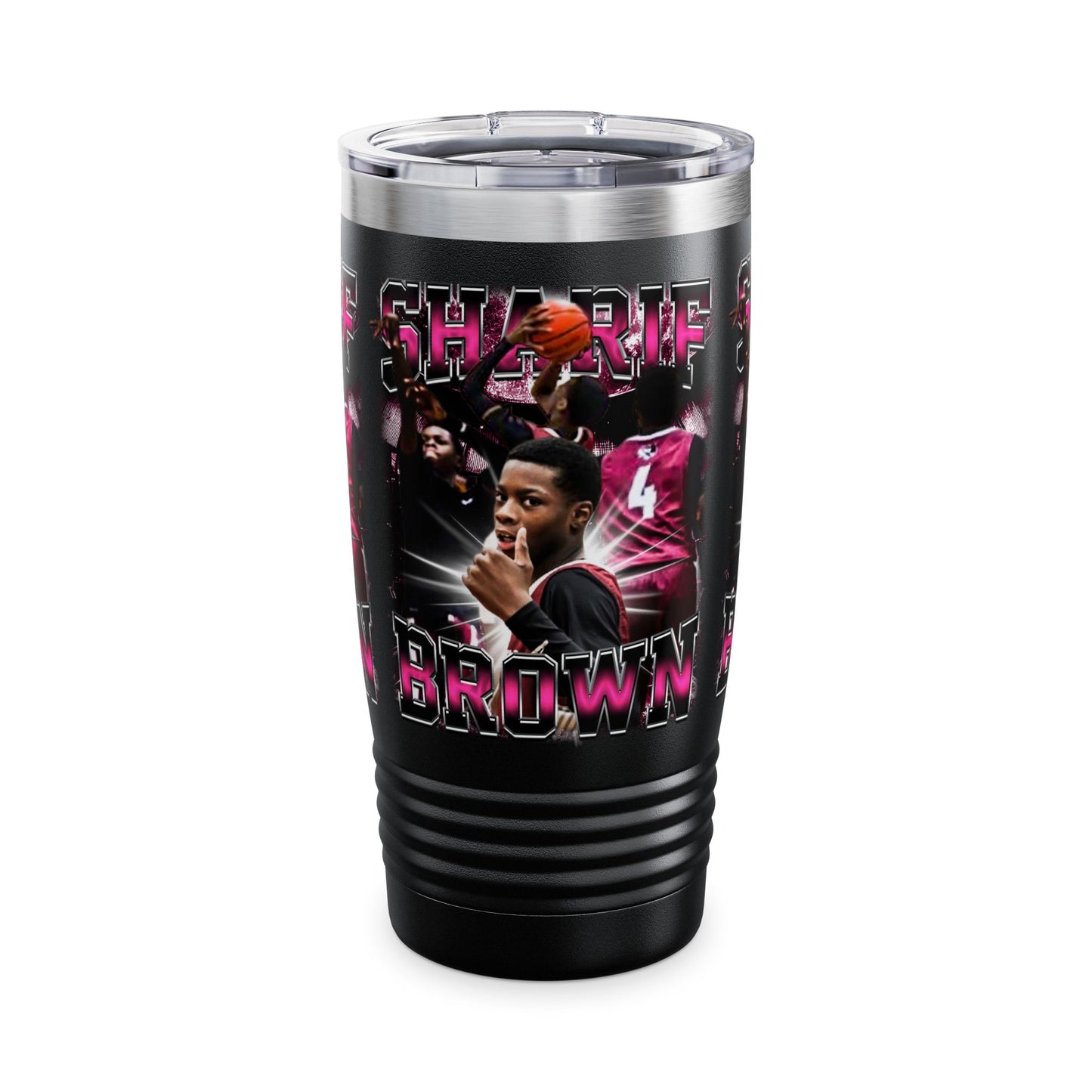 Sharif Brown Stainless Steel Tumbler