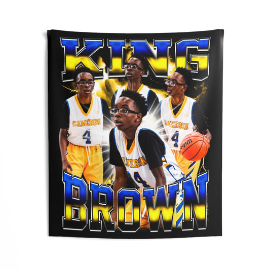 King Brown Tapestry 50” x 60”