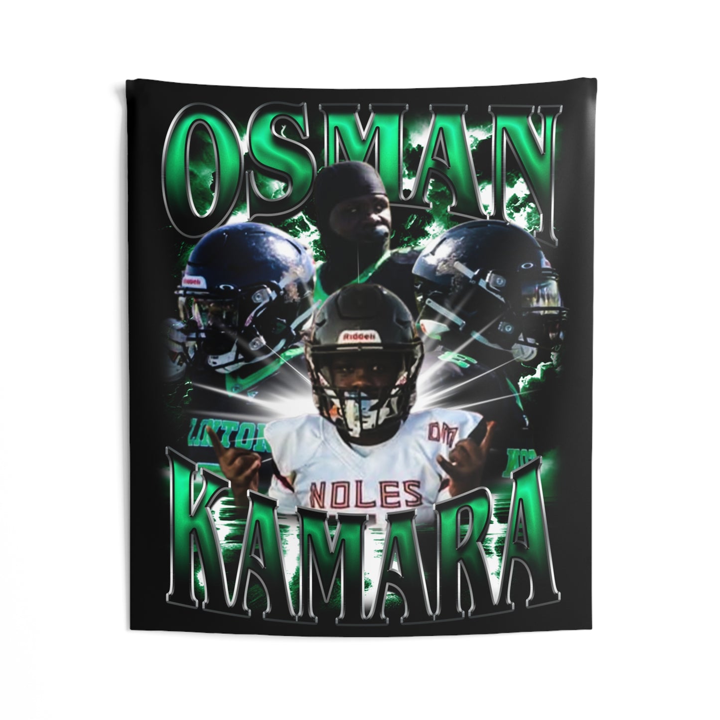 Osman Kamara Tapestry 50” x 60”