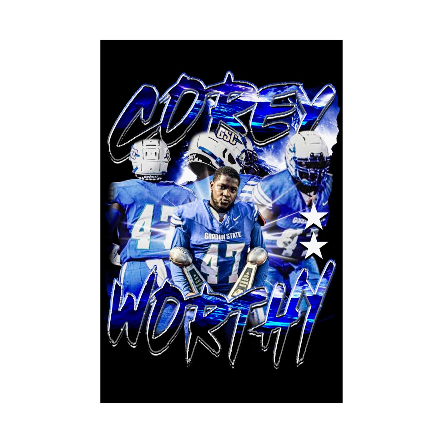 Corey Worthy Poster 24" x 36"