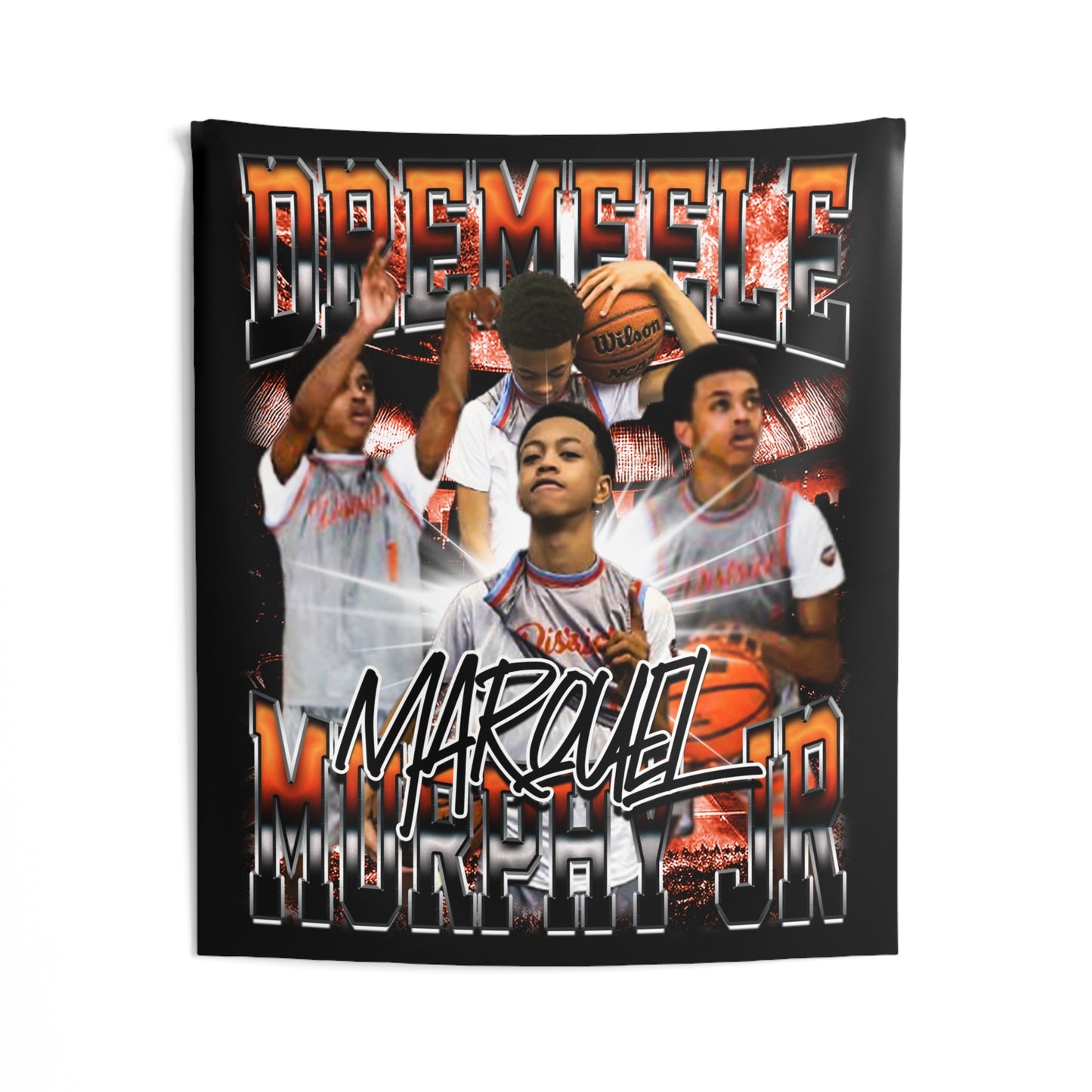 Dremeele Marquel Murphy Jr Tapestry 50” x 60