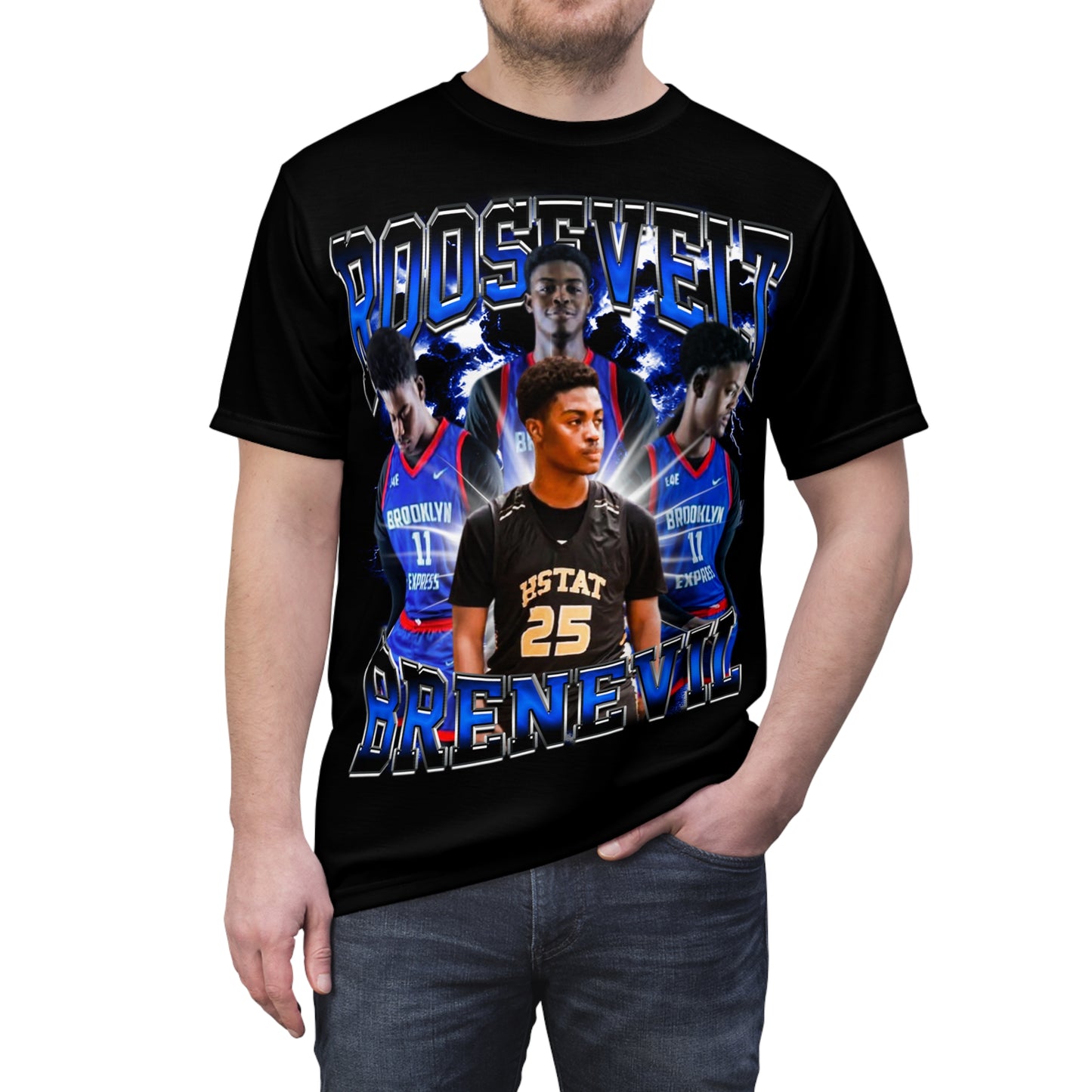 Roosevelt Brenevil Vintage Full Print Tee