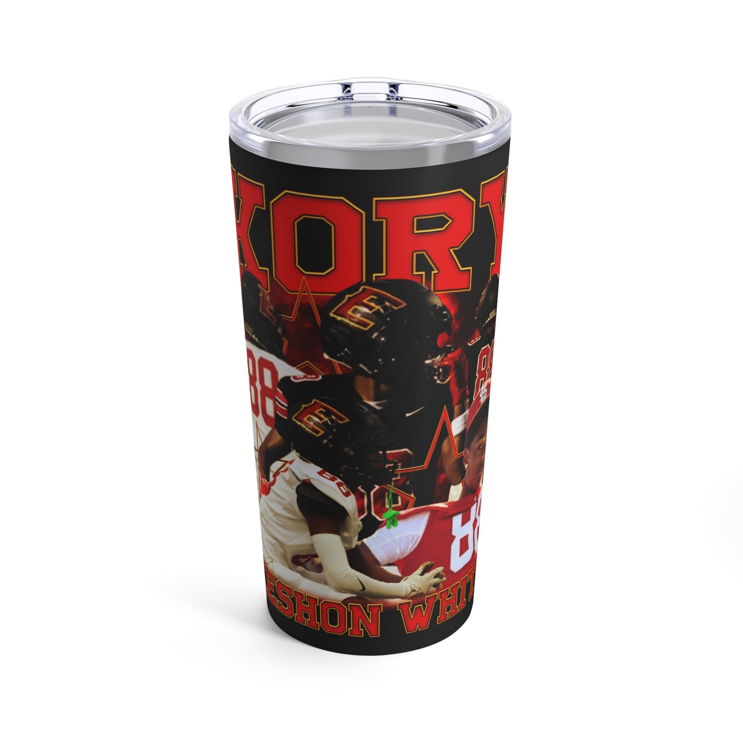 Kory Keshon White Tumbler 20oz