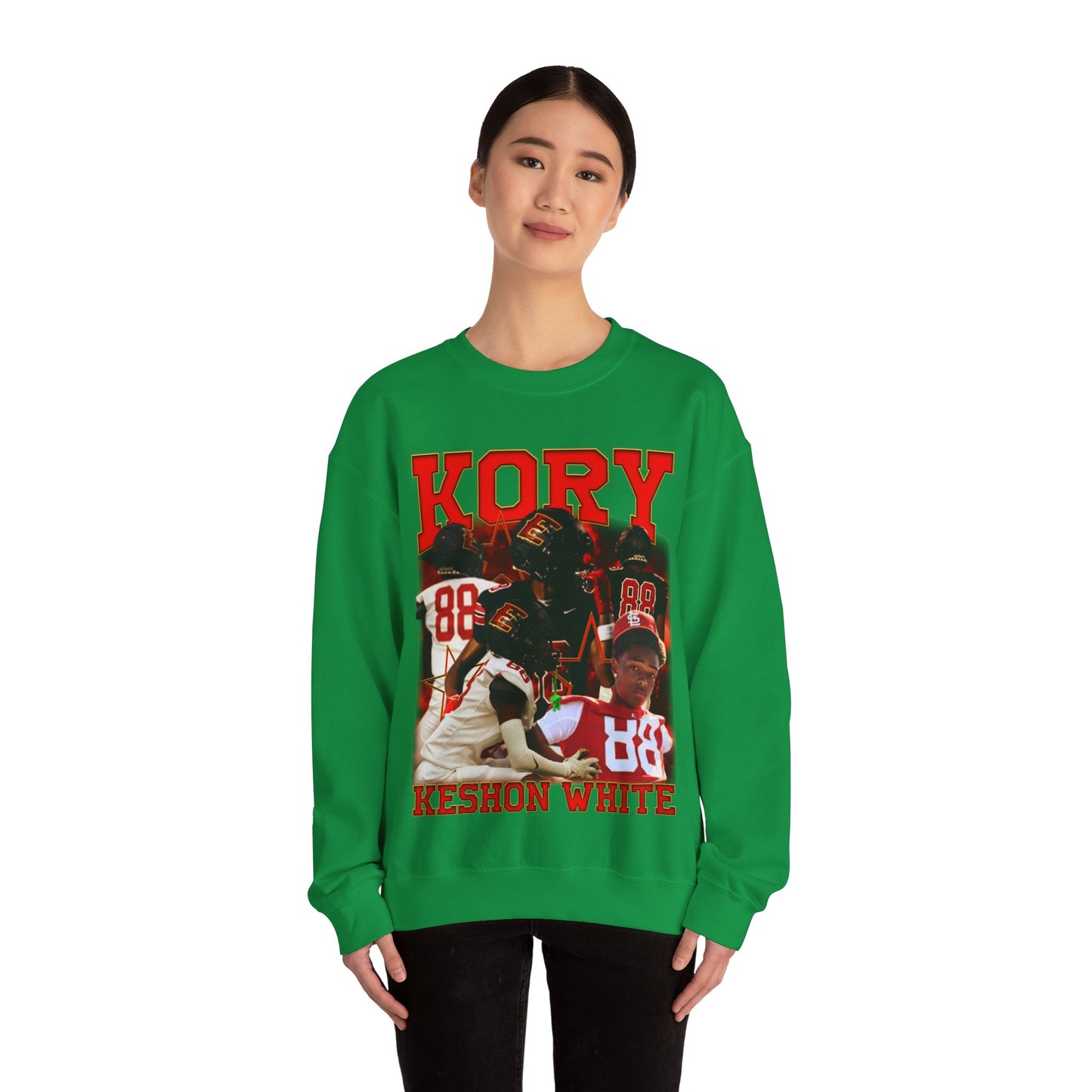 Kory Keshon White Crewneck Sweatshirt