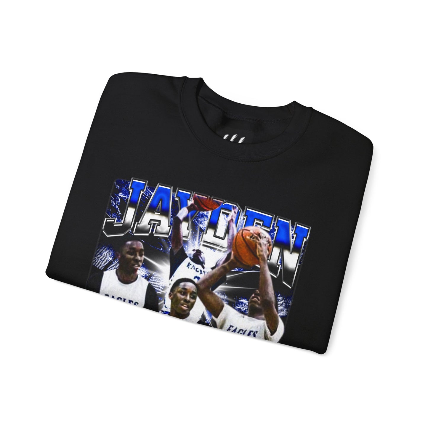 Jayden White Crewneck Sweatshirt