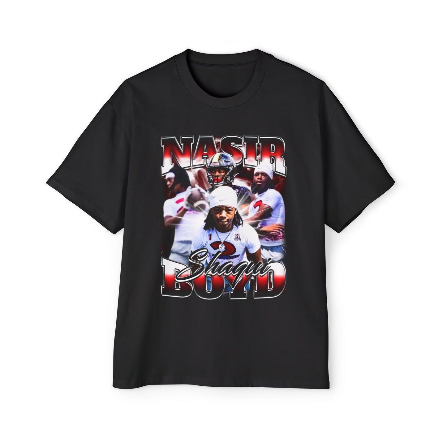 Nasir Shaqui Boyd Oversized Retro Tee