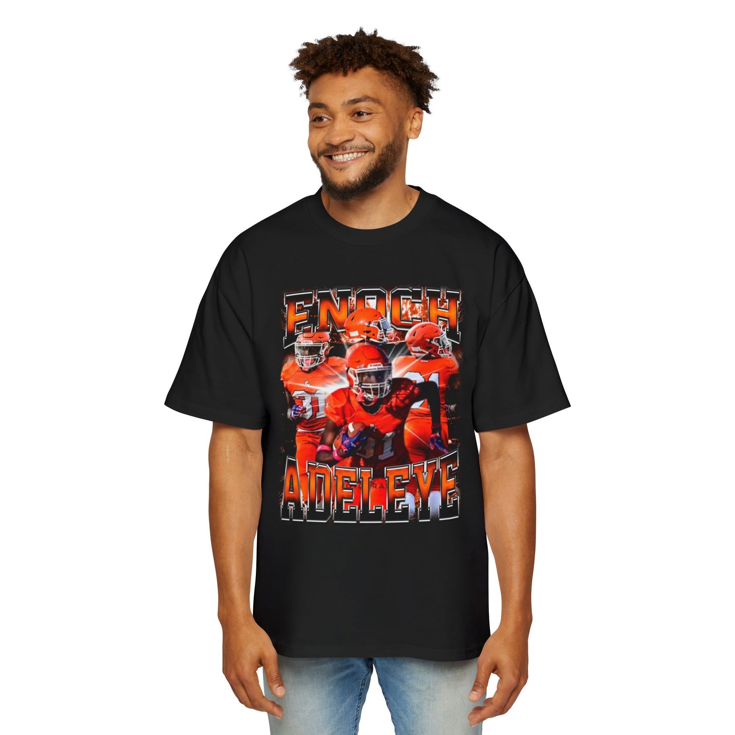 Enoch Adeleye Oversized Retro Tee