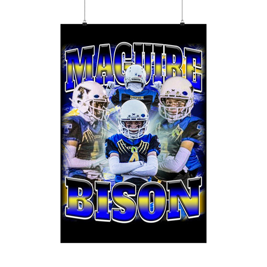 Maguire Bison Poster 24" x 36"
