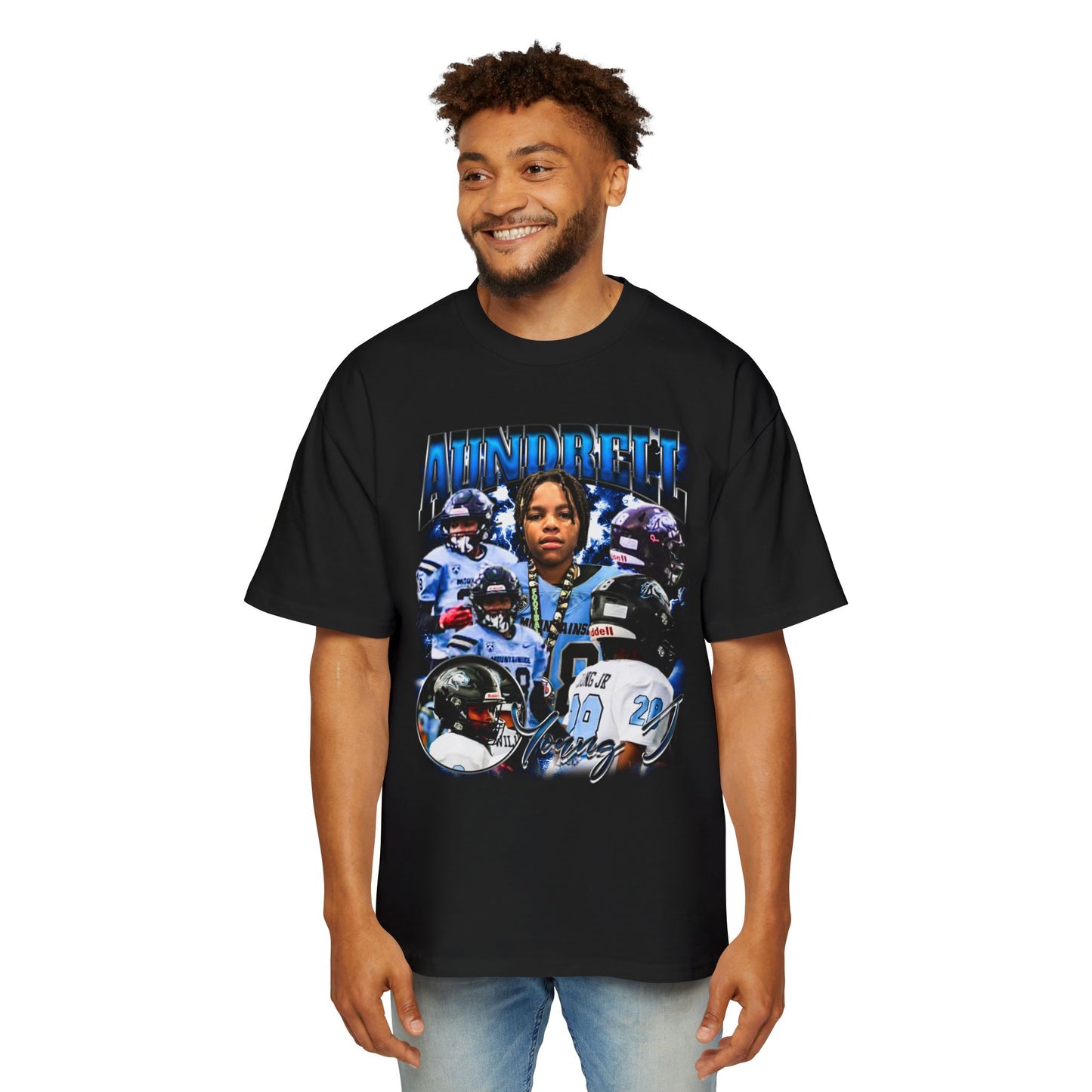 Aundrell Young J Oversized Retro Tee