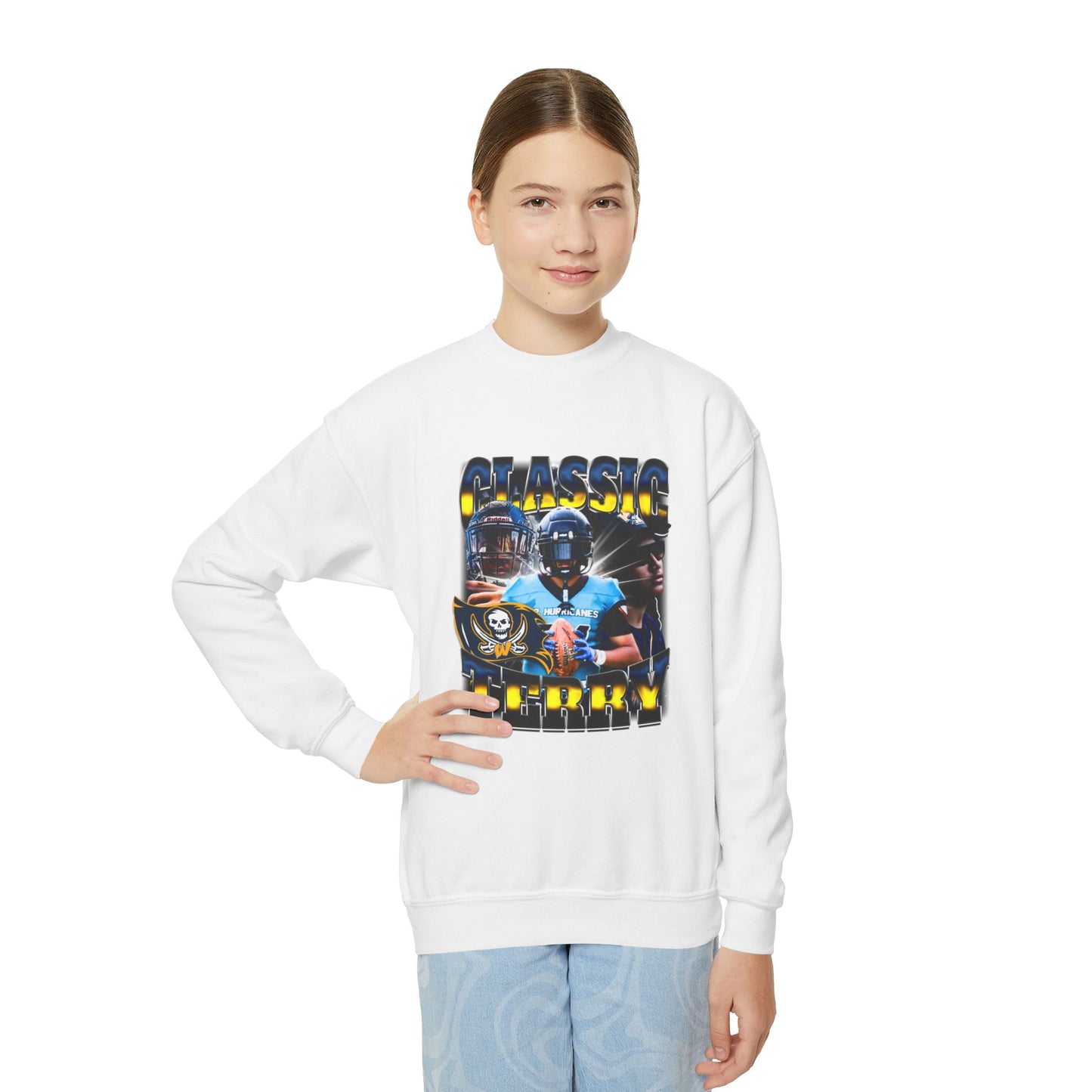 classic terry Youth Crewneck Sweatshirt