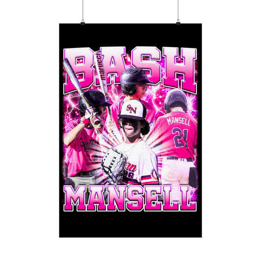 Bash Mansell Poster 24" x 36"