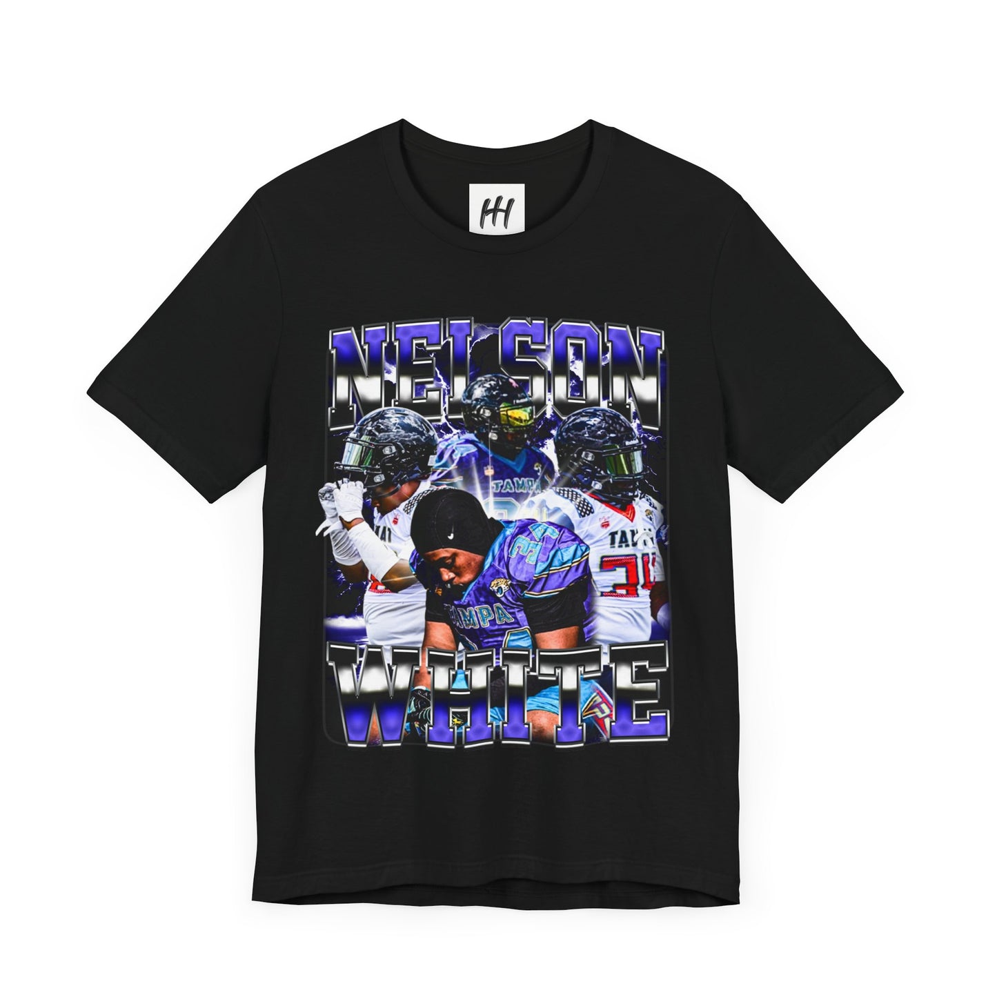 Nelson White Heavy Cotton Tee