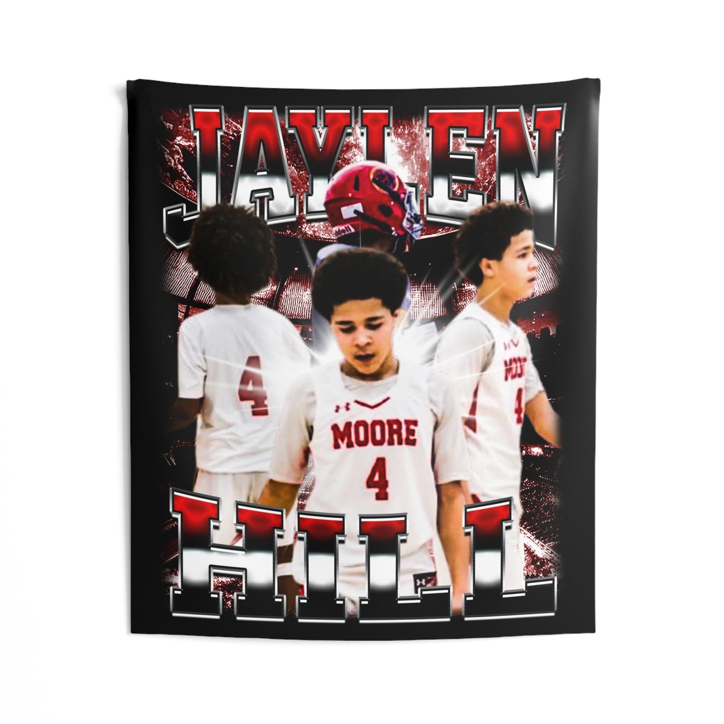 Jaylen Hill Tapestry 50” x 60”