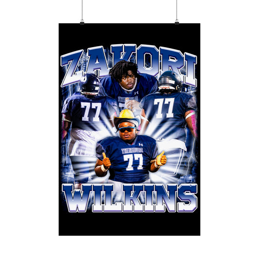 Zakori Wilkins Poster 24" x 36"