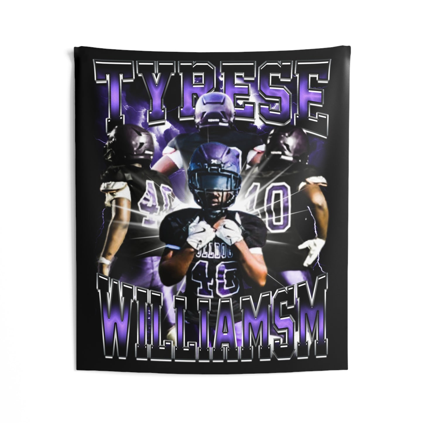 Tyrese Williams Tapestry 50” x 60”