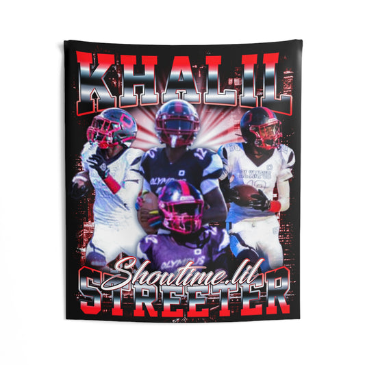 Khalil Showtime.lil Streeter Tapestry 50” x 60”