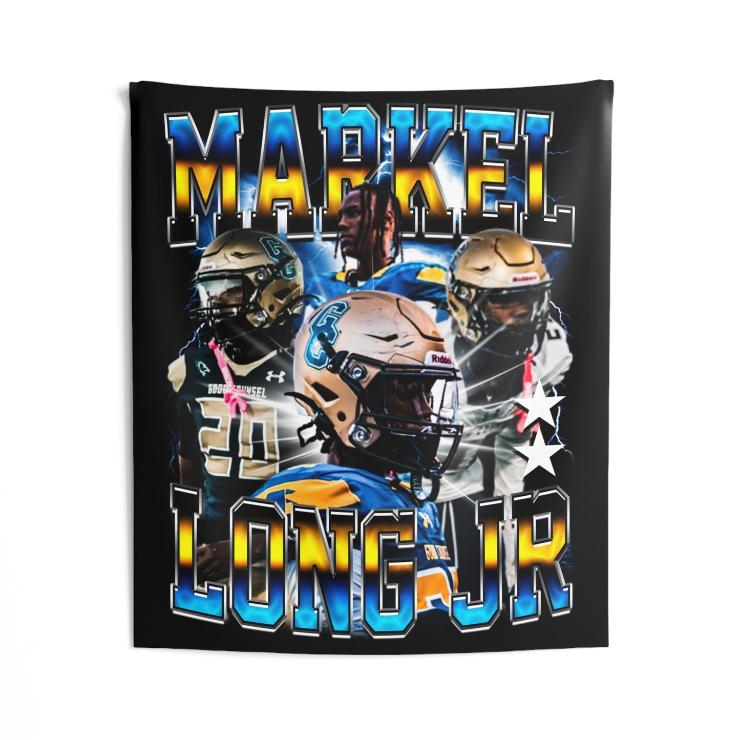 Markel Long Jr Tapestry 50” x 60”