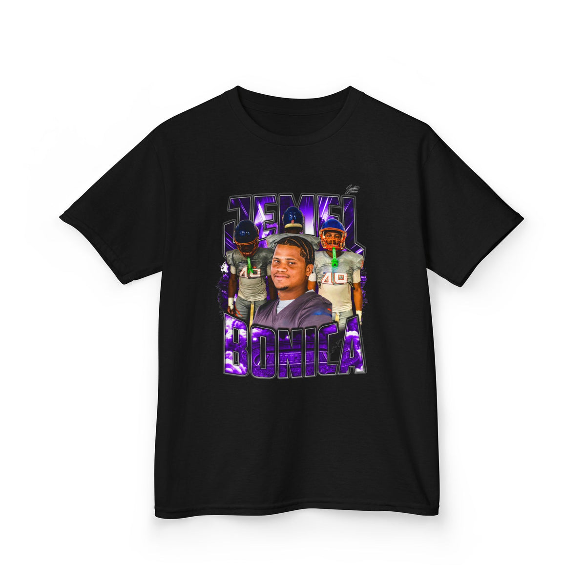 Jemel Bonica Youth Heavy Cotton Tee