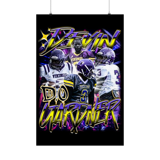 Devin Gardner Poster 24" x 36"