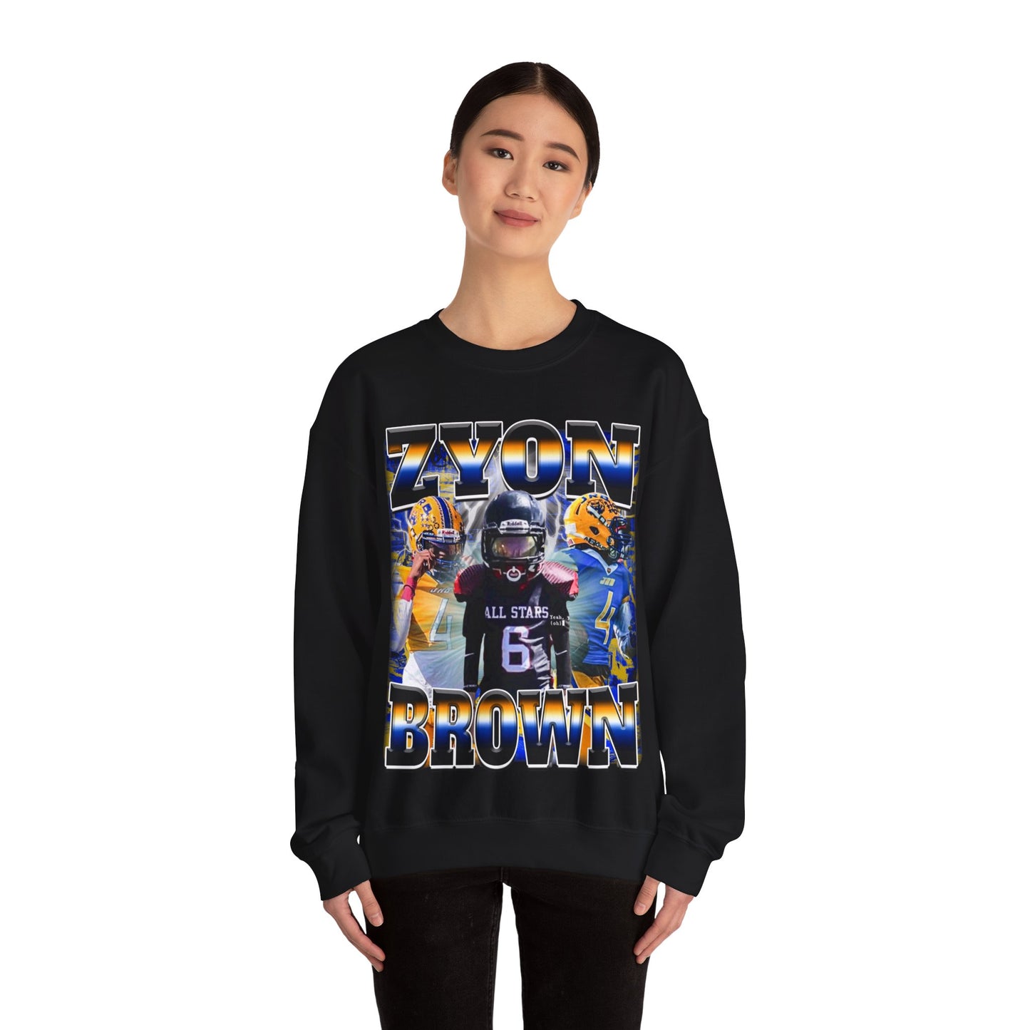 Zyon Brown Crewneck Sweatshirt