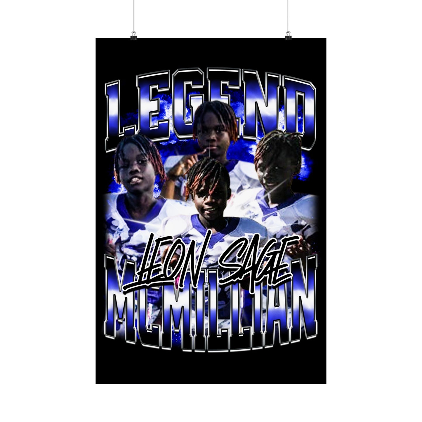 Legend Leon Sage Mcmillian Poster 24" x 36"