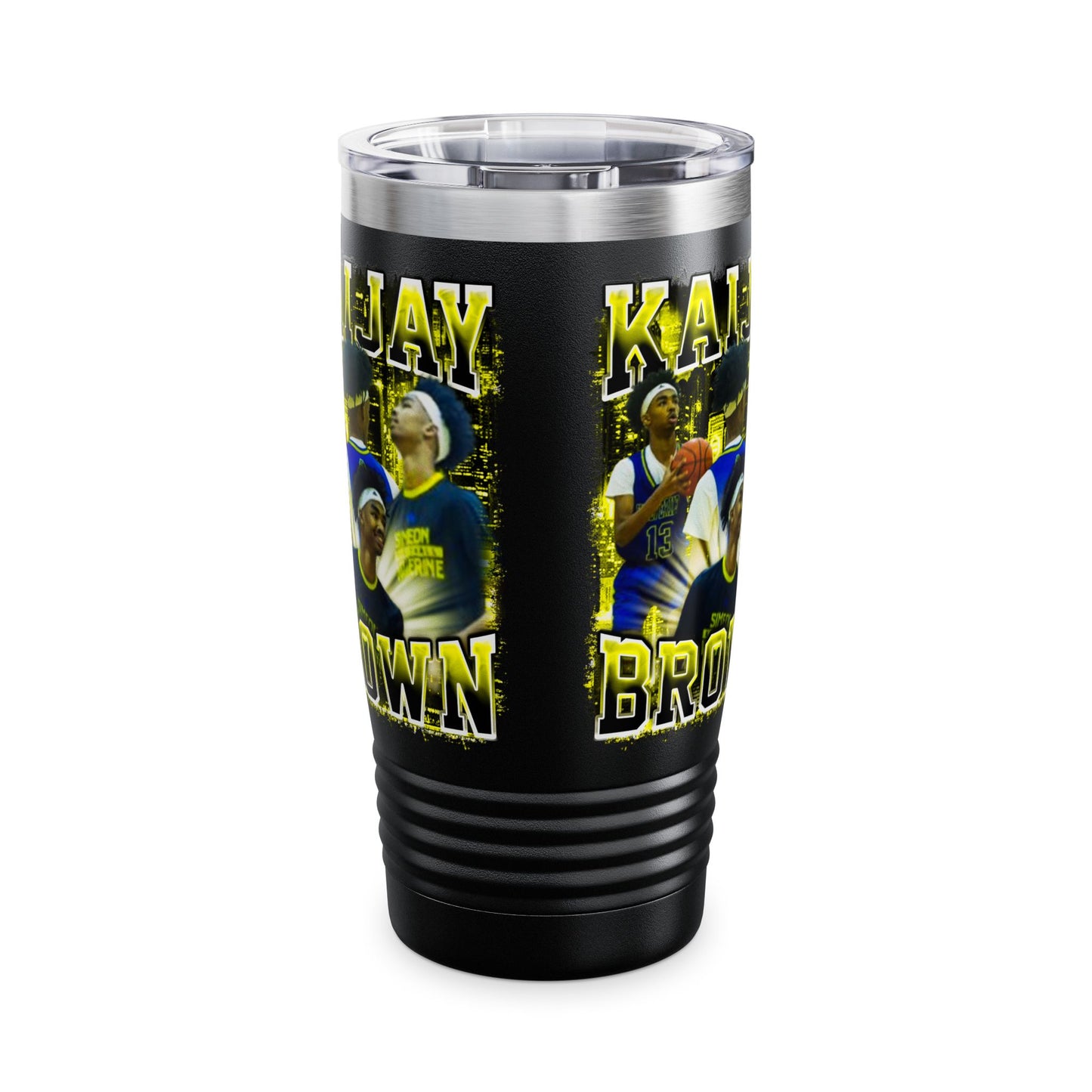 Kaijay Brown Stainless Steel Tumbler