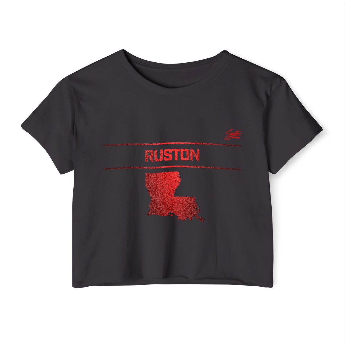 Dillon Gray Crop Top