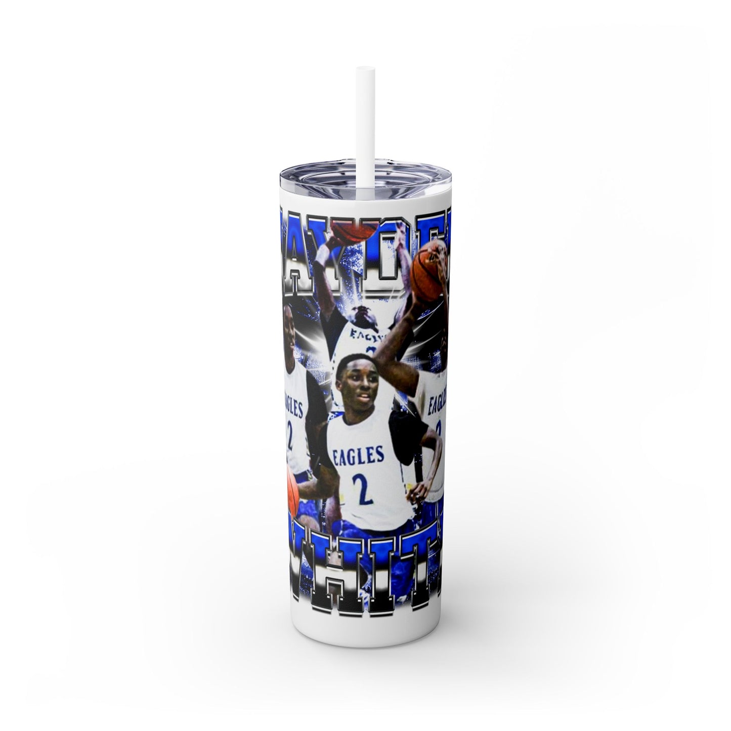 Jayden White Stainless Steal Tumbler