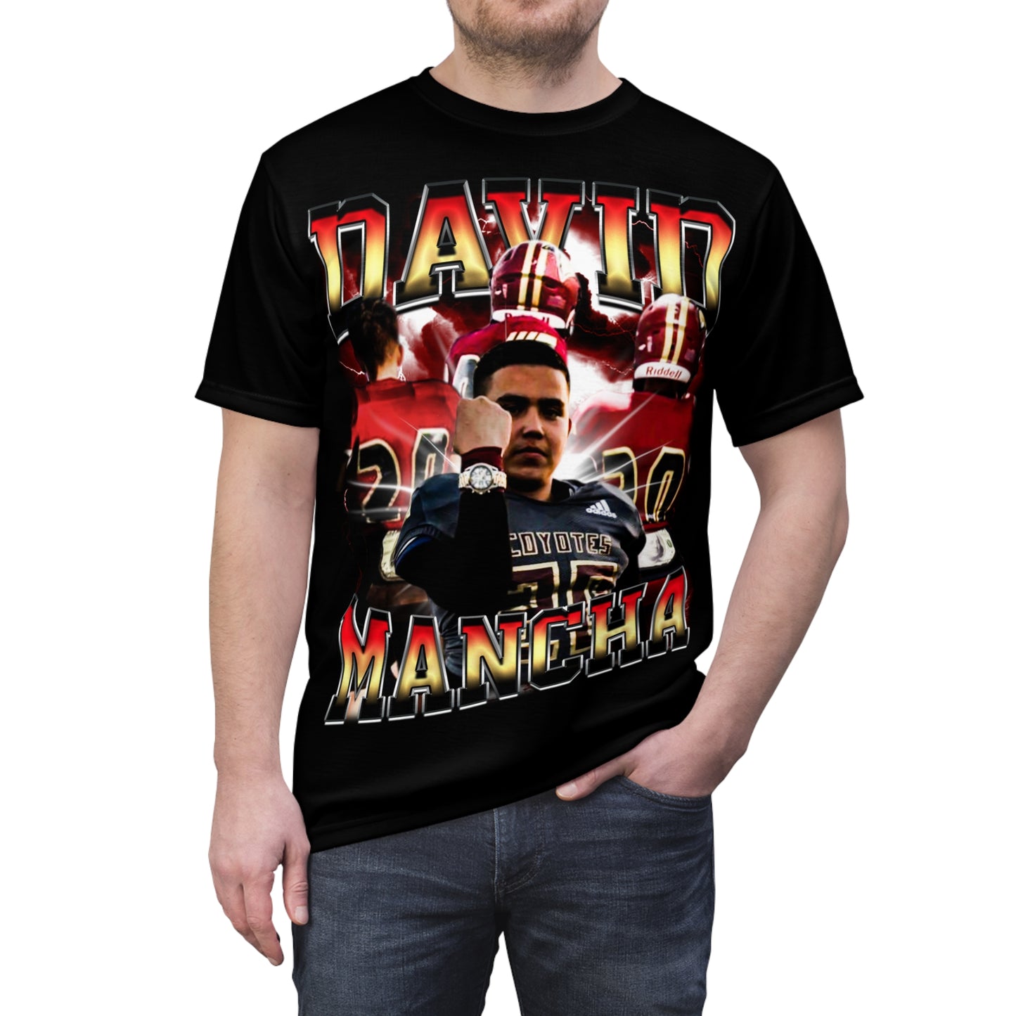 David Mancha Vintage Full Print Tee