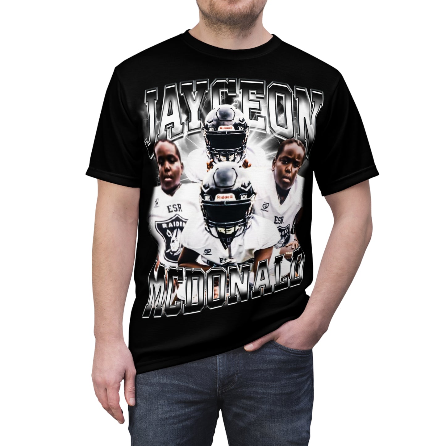Jayceon Mcdonald Vintage Full Print Tee