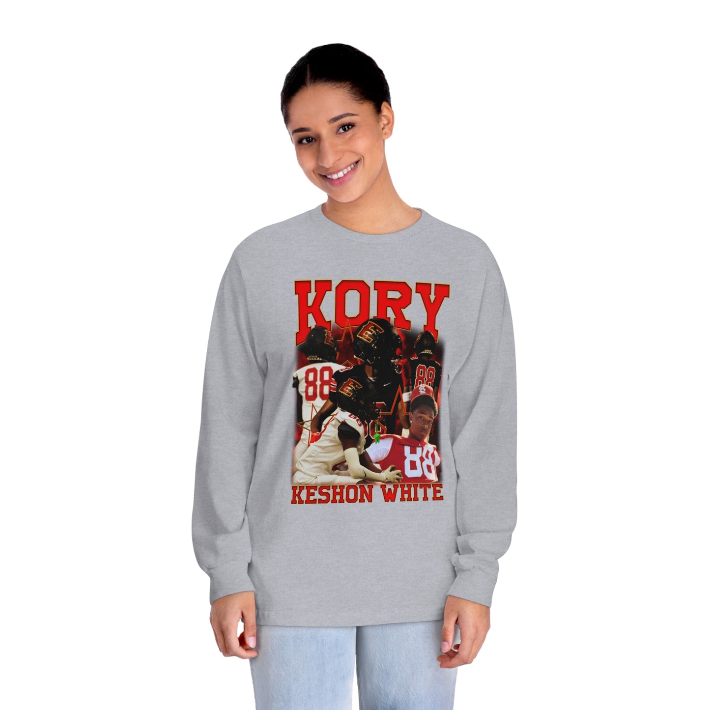 Kory Keshon White Long Sleeve T-Shirt