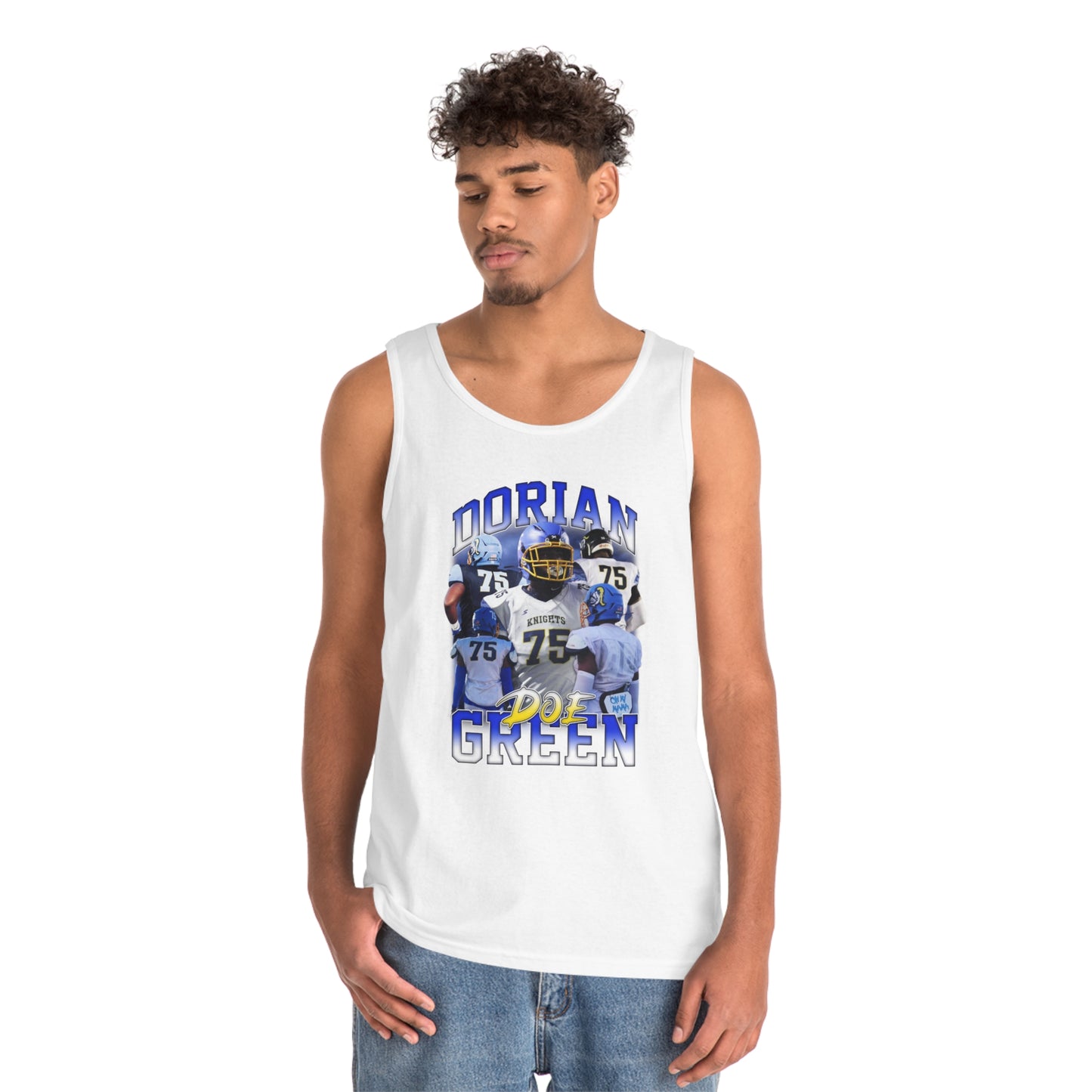 Dorian Green Heavy Cotton Tank Top