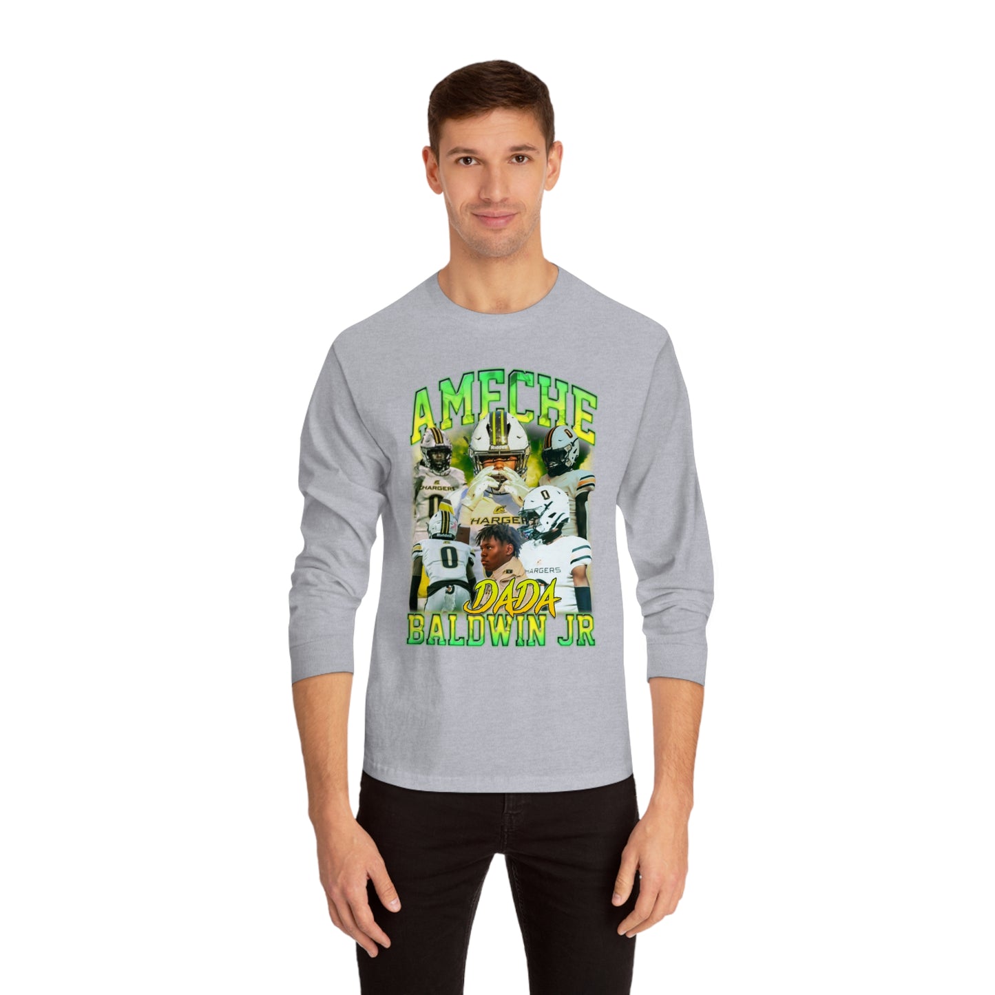 Ameche Baldwin Jr Long Sleeve T-Shirt