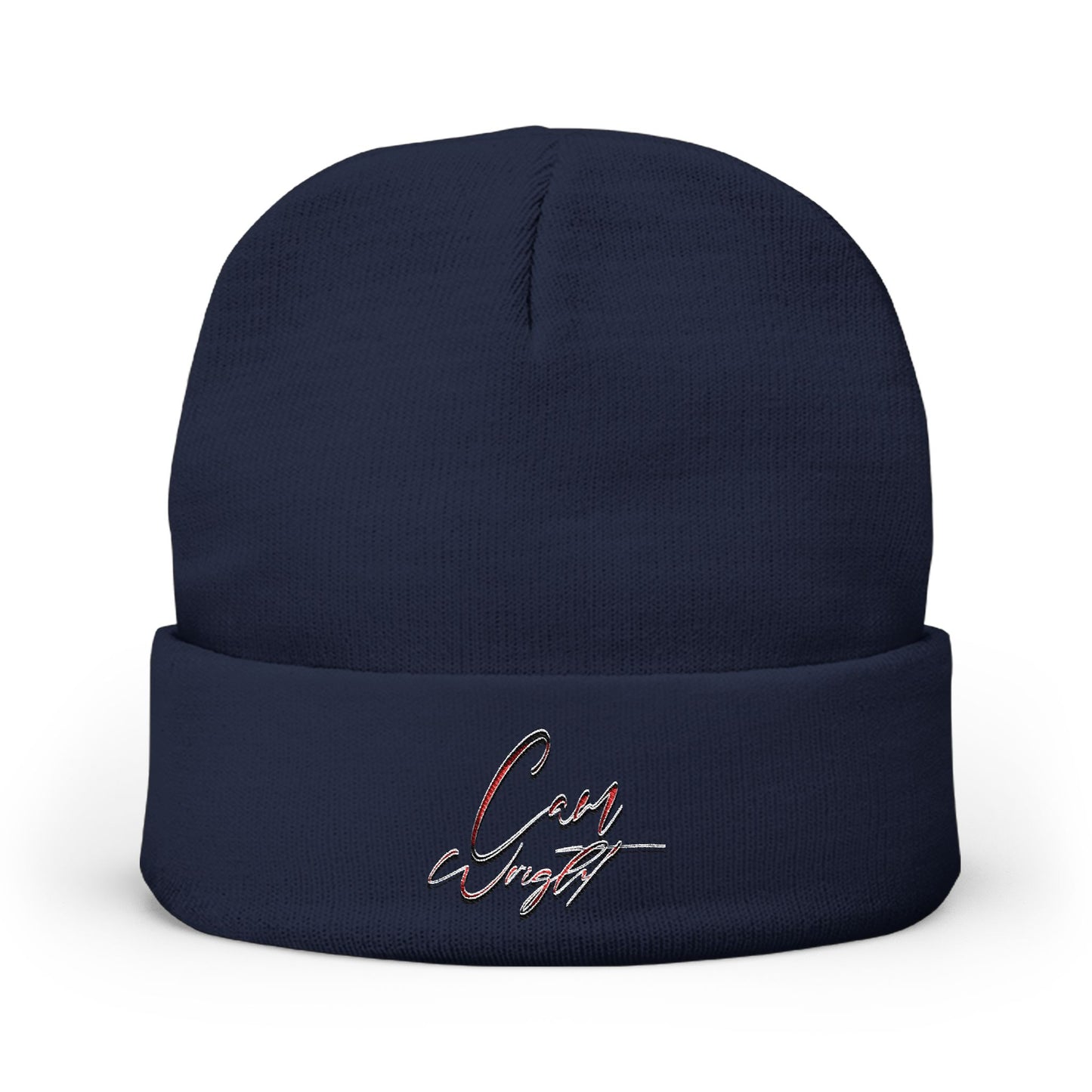 Cam Wright Knit Beanie (Embroidery)