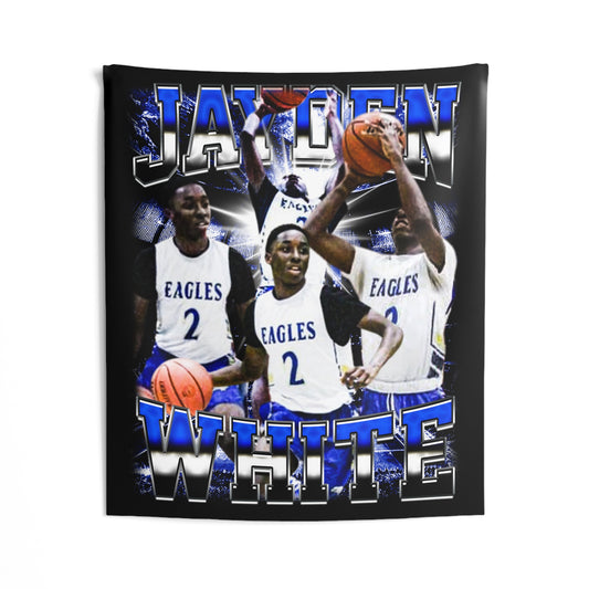 Jayden White Tapestry 50” x 60”