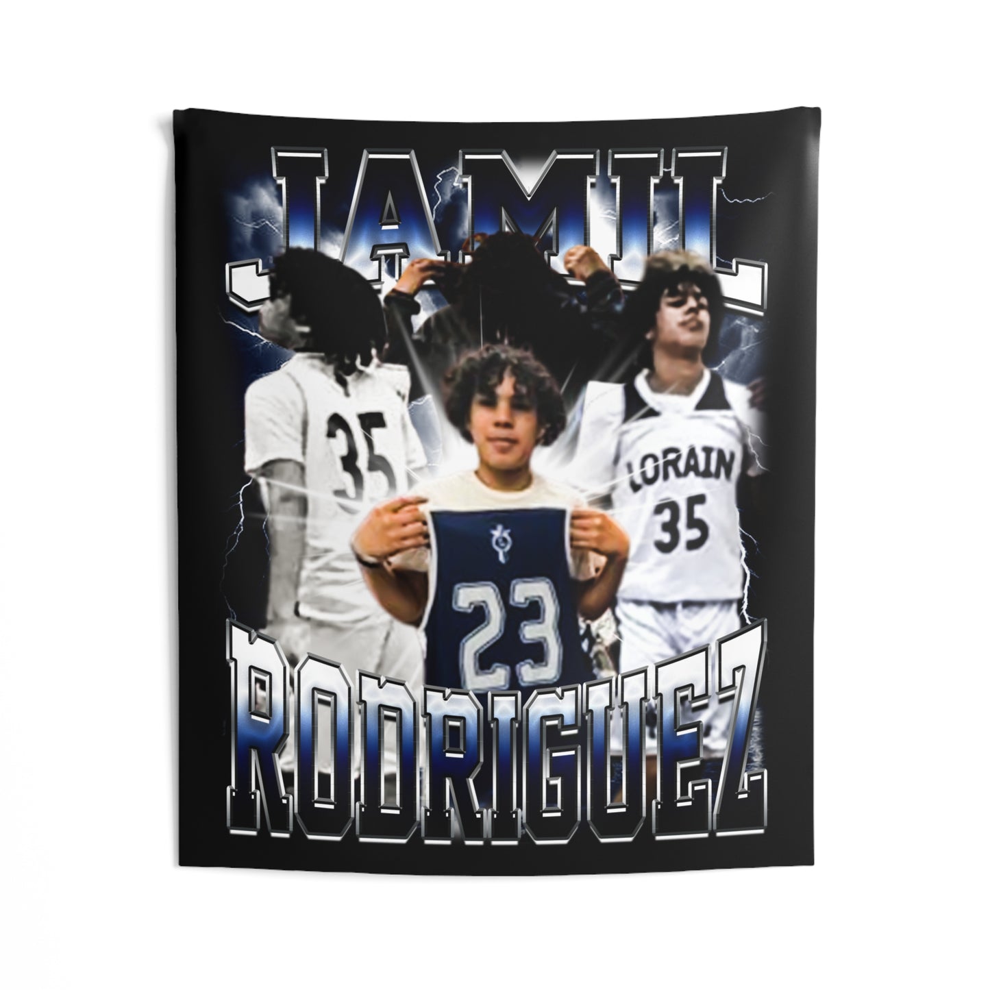 Jamil Rodriguez Tapestry 50” x 60”