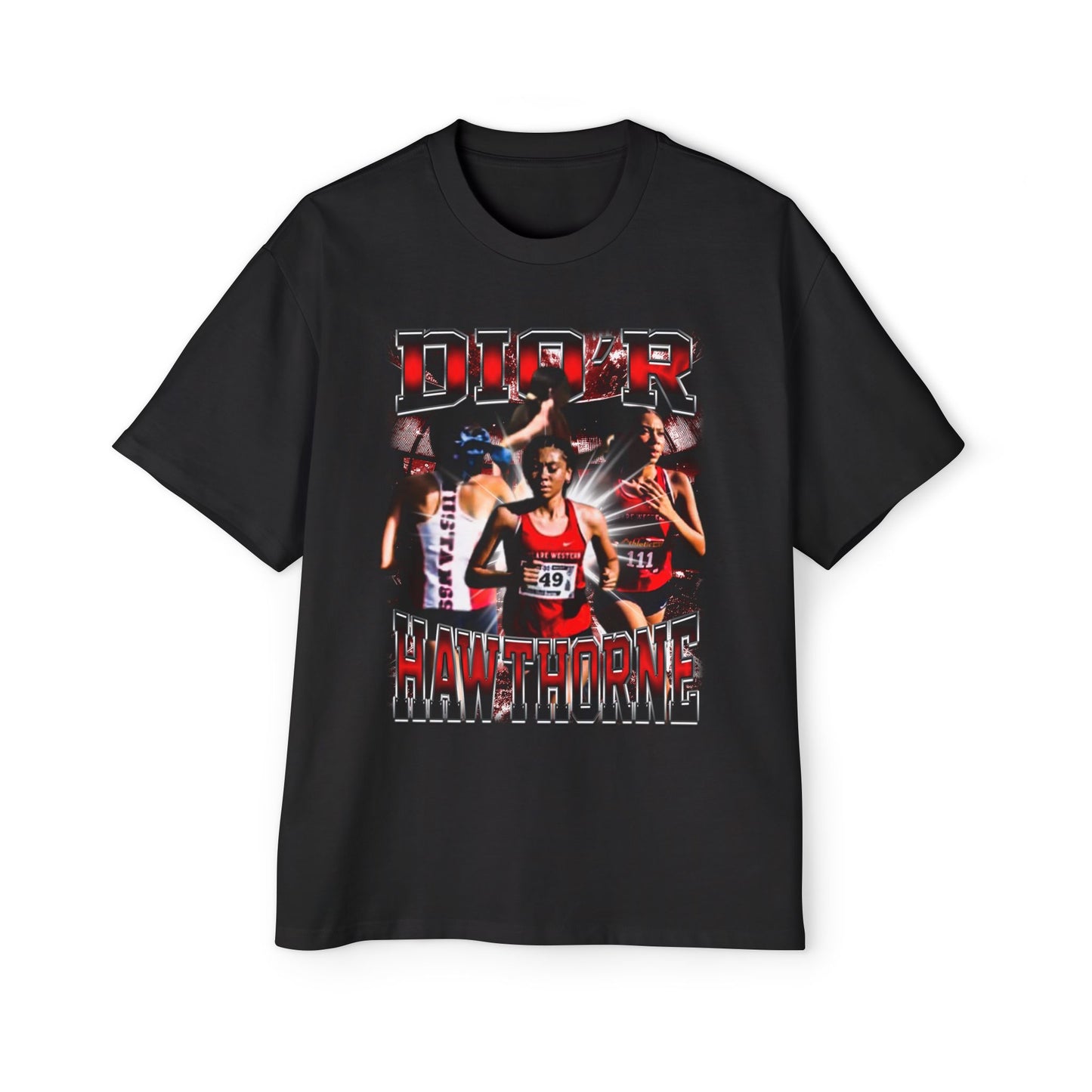 Dio'r Hawthorne Oversized Retro Tee